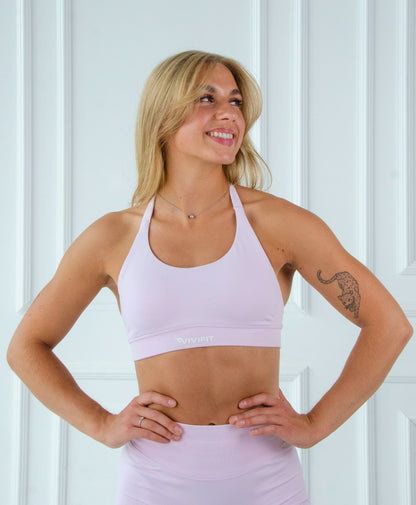 Šviesiai Rožinė Sportinė liemenėlė