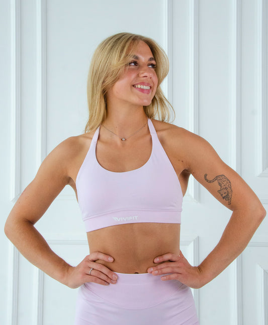 Šviesiai Rožinė Sportinė liemenėlė