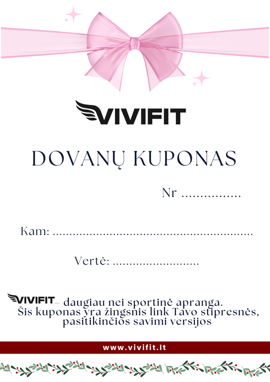 Elektroninis VIVIFIT dovanų kuponas